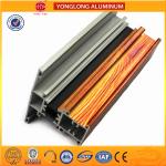 Wood Grain Stereoscopic Aluminum Window Profiles Environmental Protection
