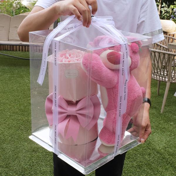 For graduation season, I gave my classmates and teachers strawberry bear dolls,