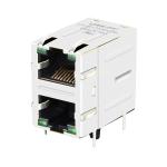 Belfuse 0879-2G1R-Y6 Compatible LINK-PP LPJG17039AFNL 1000 Base-T 2X1 Port RJ45