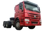 10 Tires HW76 Truck Tractor Head 420Hp Howo A7 Tractor