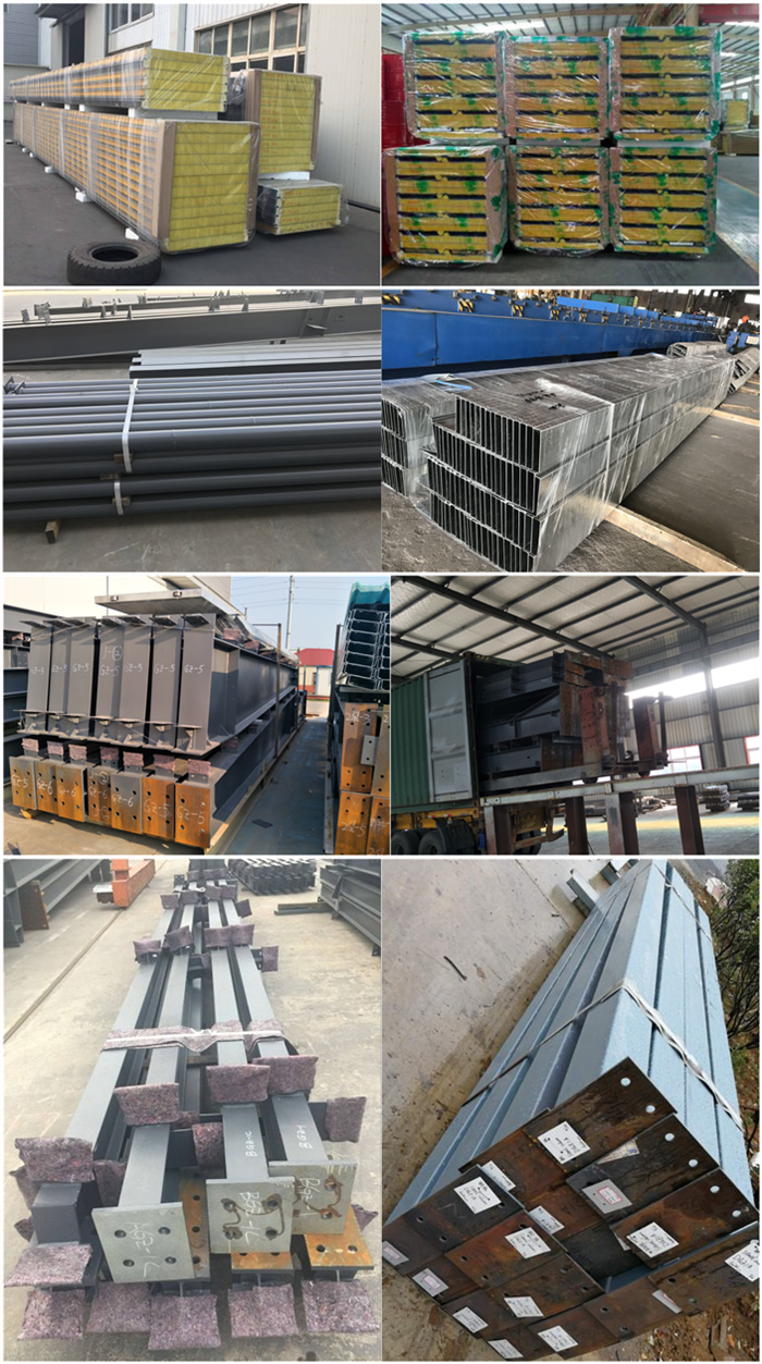 Prefab Q355 custom poultry farm steel structures