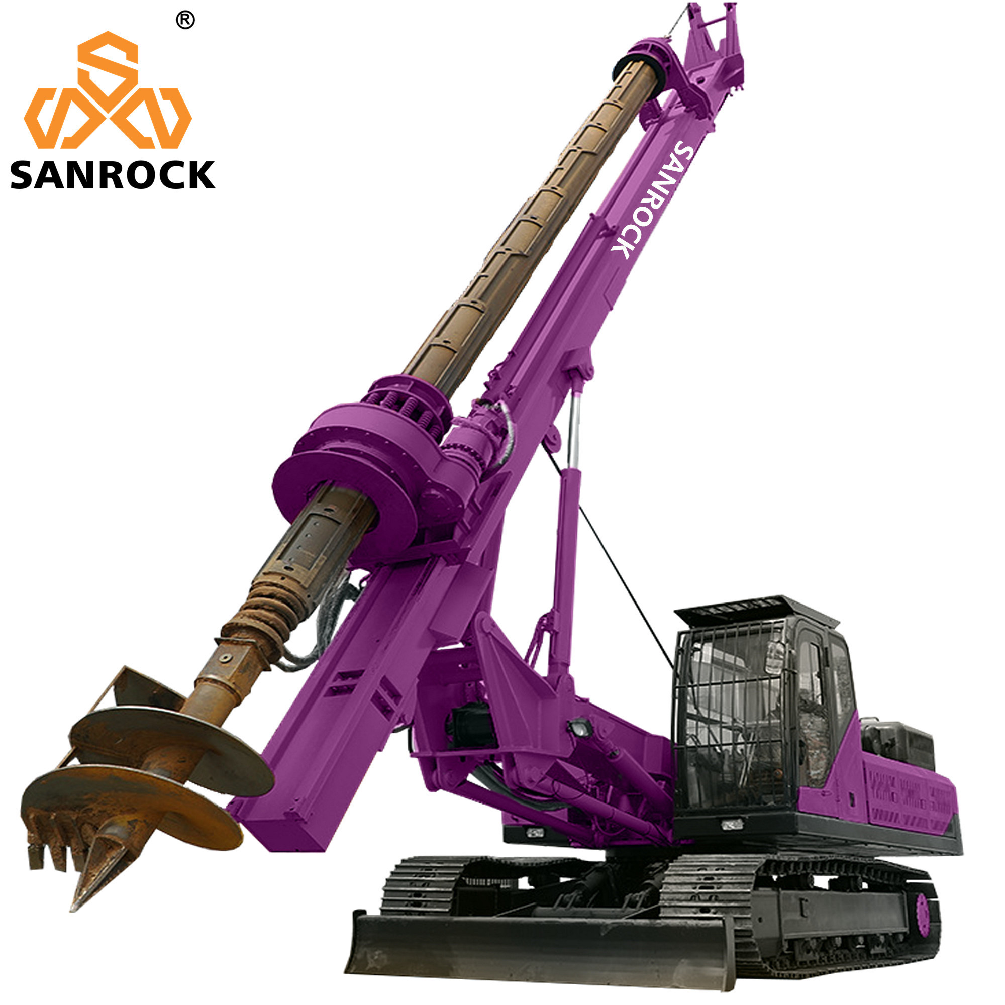 Rotary Drilling Rig Pile Foundation Construction Machine Hydraulic Rotary Drilling Rig