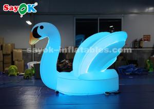 Wholesale Blue Inflatable Swan Model With Shoulder Strap To Carry For Stage Procession from china suppliers