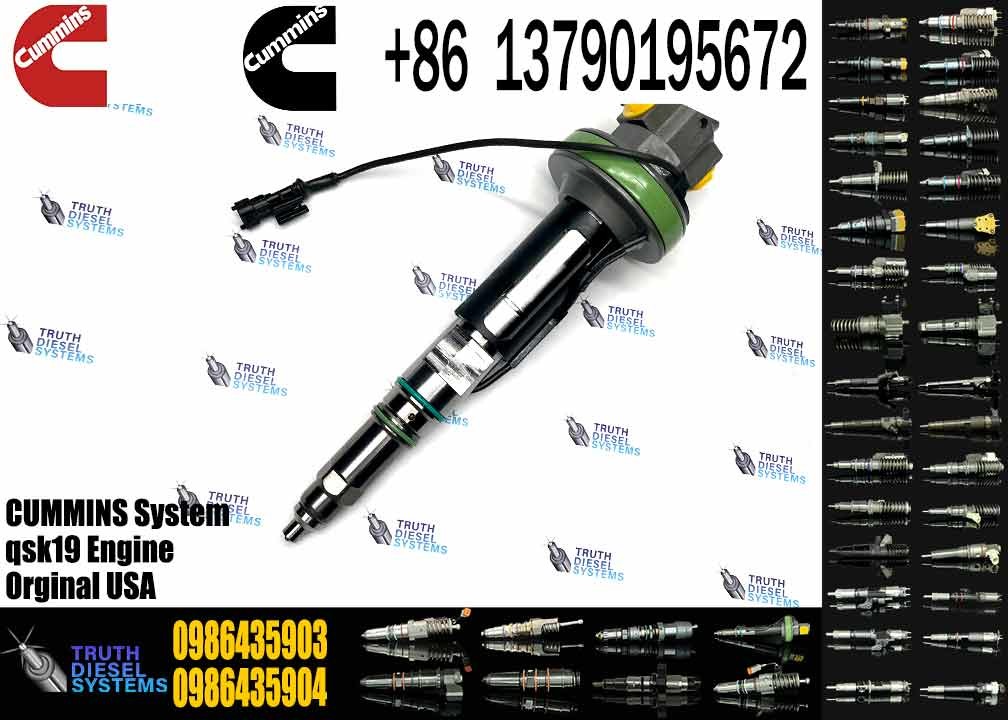 Brand High Performance Diesel Injector 0986435903 Fuel Injector 0 986 435 903 QSK38 QSK60
