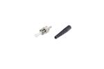 OEM / ODM 3.0mm Fiber Optic ST Connector For Indoor Distribution Patch Cord