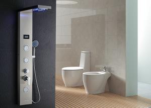Wholesale Top Grade 304 Stainless Steel Shower Panel , Shower Panel System With Rain Shower Head from china suppliers