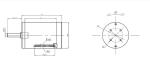 D6090 Dc Electric Water Pump Motor Rated Voltage 12VDC For Laboratory Machine、