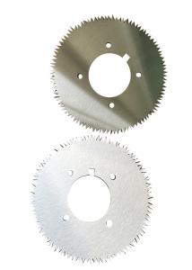 China Circular Serrated Blade Sharpness Titanium Coated Serrated Knife on sale