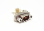 Aluminum Alloy J30J Series Connector Right Angle 9 Pin Connector 0.1 - 0.15mm²