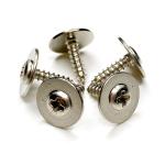 Cross Small Pan Head With Washer Nickel Plated Self Tapping Screw