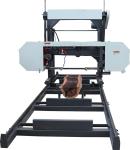 China forest portable sawmill horizontal diesel band saw /mobile bandsaw with