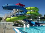 OEM Water Amusement Park Facilities Ground Pool Tube Big Water Slide