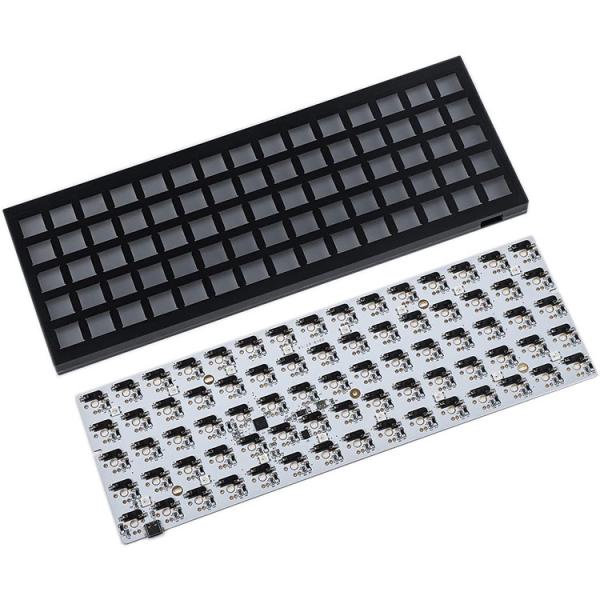 Diy Metal Anodized Keyboard Board Aluminum Stainless Steel Titanium Custom CNC
