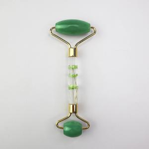 Wholesale Noiseless Jade Roller Face Massager Green Aventurine Face Roller For Puffy Eyes from china suppliers