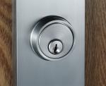 Satin Nickel Entry Door Handlesets With Lever Interior Two Bolts