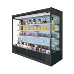 Open Door Commercial Food Grade Multideck Open Chiller With Led Lighting