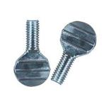 DIN Standard Coarse Oval Binding Thumb Screw Silver Plated Steel Stainless Steel