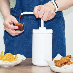 Wholesale 960ml PE Plastic Head Type Container Sauce Dispenser Pump 15ml 30ml Dosage from china suppliers