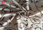 Embossed / Printing Velboa Polyester Velvet Fabric , Upholstery Material Eco