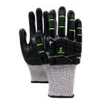 13 Gauge HPPE Cut Proof Nitrile Coating Impact Resistant TPR Gloves Durable Grip
