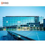 Profile Aluminium Heatproof Industrial Glass Curtain Wall ISO9001 standard