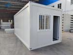 Galvanized Steel Foldable Container Homes , Powder Coating Prebuilt Container