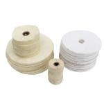 Metal stainless steel polishing and grinding consumables round hole white cloth