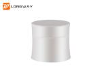 PP plastic cosmetic cream jar with girdle shape for personal skin care packaging