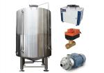 500 Liter Semi Automatic Cold Liquor Tank Beer Brewing Cooling Equipment