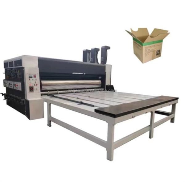 High Effective Corrugated Carton Box Flexo Semi Automatic Printer Slotter Die