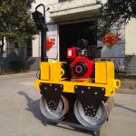 0.5ton tandem baby road roller mini vibratory walk behind road roller