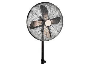 Wholesale Indoor Moving Metal Chrome Floor Standing Fan With Safety Grille &amp; Stable Base from china suppliers