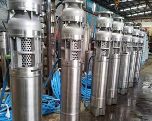 Wholesale QJ series Deep Well Submersible Pumps Stainlees Steel 304 / 316 / 316L from china suppliers
