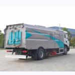 Tow Road Sweeper Street Vacuum Cleaner Truck With Minimum Off Ground Height