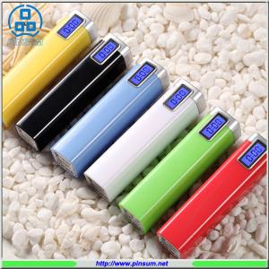 Wholesale Portable power bank Led lipstick charger for mobile charger from china suppliers