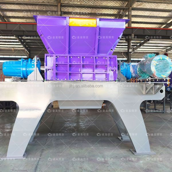 Automatic Tire Wire Crusher with ≥98% Recovery Rate and Fully Enclosed Design for Steel Wire Shredding