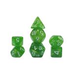 Candy color natural resin character plays dice set dnd dice