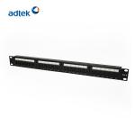 Blank Copper Patch Panel Label Mark Cat6 UTP 1U 24 Ports RJ45 Coupler Patch