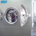 Peanut Chocolate Spraying Liquid Candy Coating Machine Stainless Steel Automatic