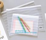 biodegradable pvc plastic slider zipper bag, packaging supplies vinyl slider