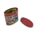 Vintage mini oval spice tin