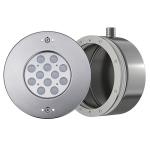 Low Voltage 12V/24V AC/DC Recessed Underwater Luminaires 9W 18W 30W For Concrete