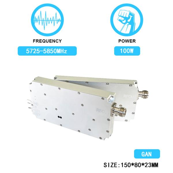Anti Drone Module 100W 5.8g Jammer Interceptor Blocking Antidrone Jamming Module With GAN And Isolation Protector