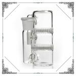 Glass Bongs Ash Catcher 90 Degree Double Honey combs Percolators 4.7 Inches