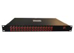 FC / UPC Passive Optical Splitter , Rack Mounted 1x32 Fiber Splitter