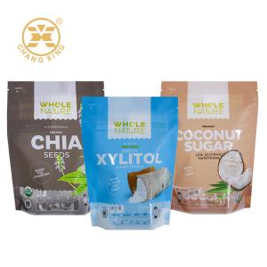 Wholesale Custom Logo Moisture Proof Candy Roll Film Food Packaging Bag Candy Packing Bag With Ziplock from china suppliers
