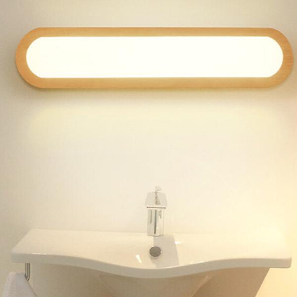 Wood wall light 12W AC110-240V foyer study background lamp Bathroom LED mirror