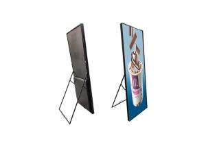 Wholesale P1.86 Floor Standing Poster Displays Smart Advertising SMD1515 LED Screen Poster from china suppliers