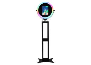 Wholesale Tablet Kiosk Ipad Photo Booth Selfie Ring Light Photo Booth For Dj Bars Vlogs from china suppliers