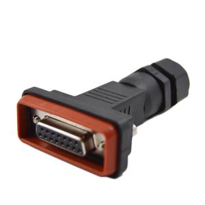 Wholesale 7A Industrial Ethernet Connector Waterproof IP67 15 Pin D SUB Connector from china suppliers